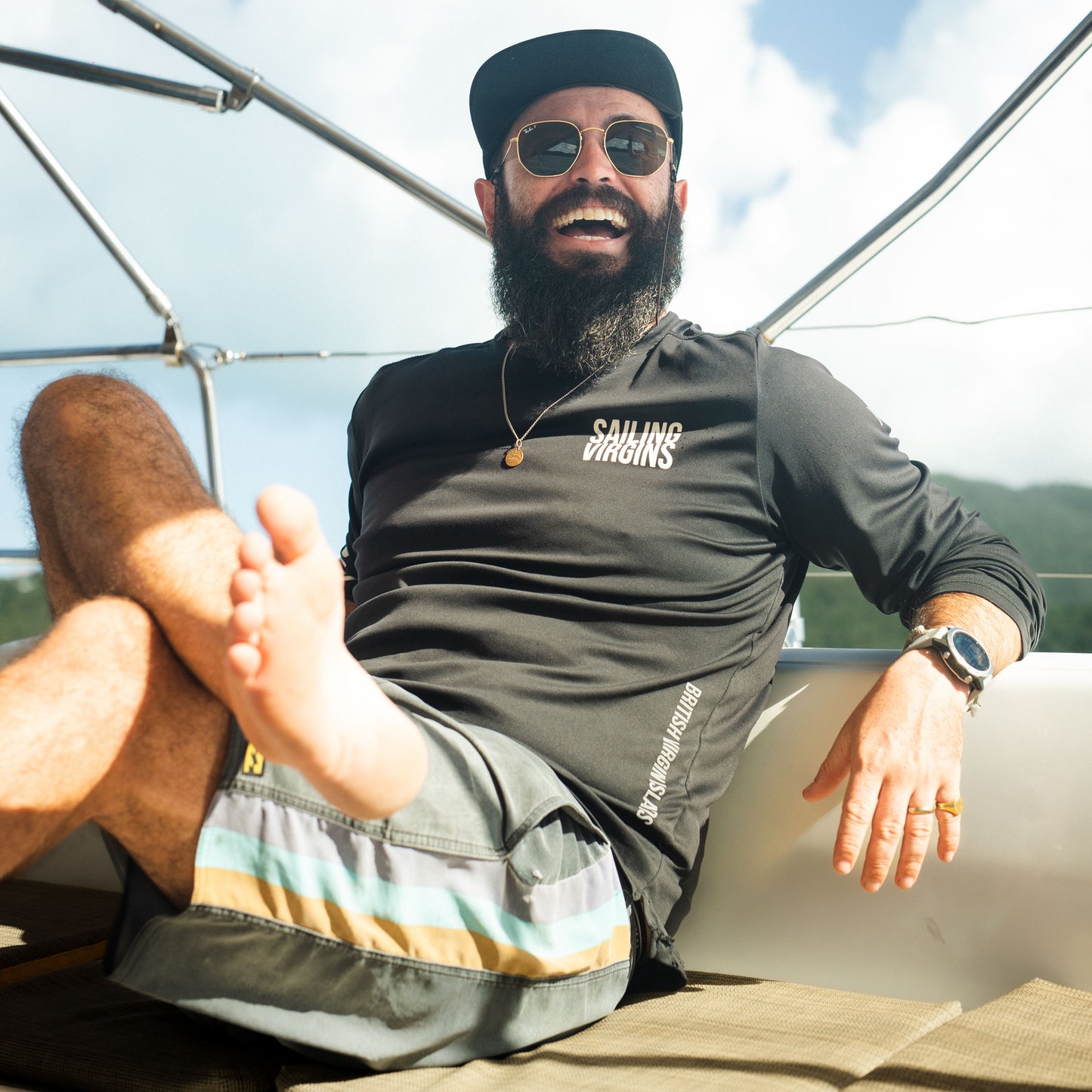 SV UV Drytop - Black - Crew